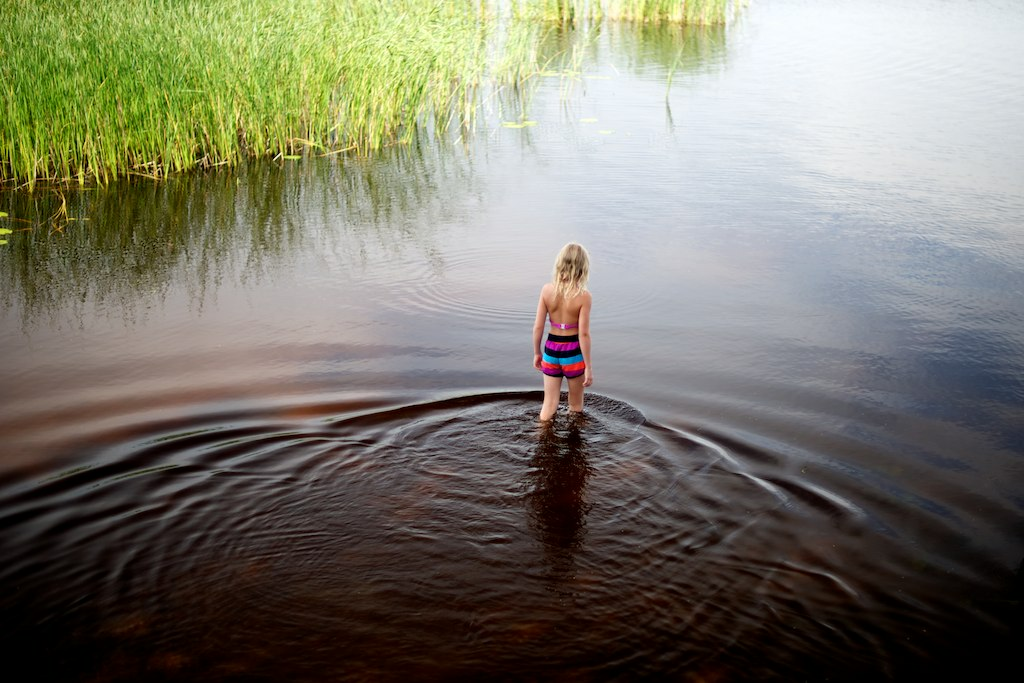 Morning swim